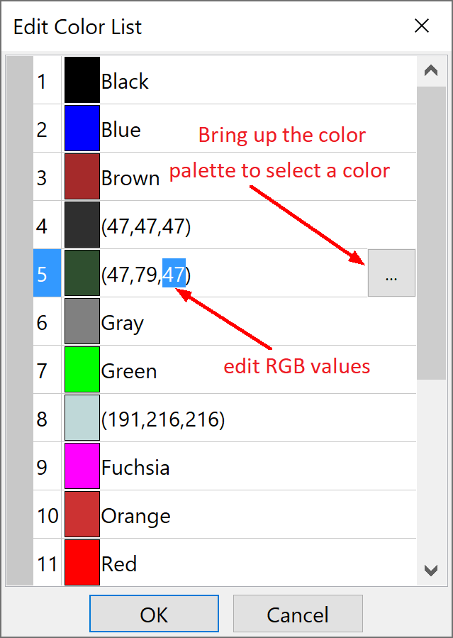 color lst 1